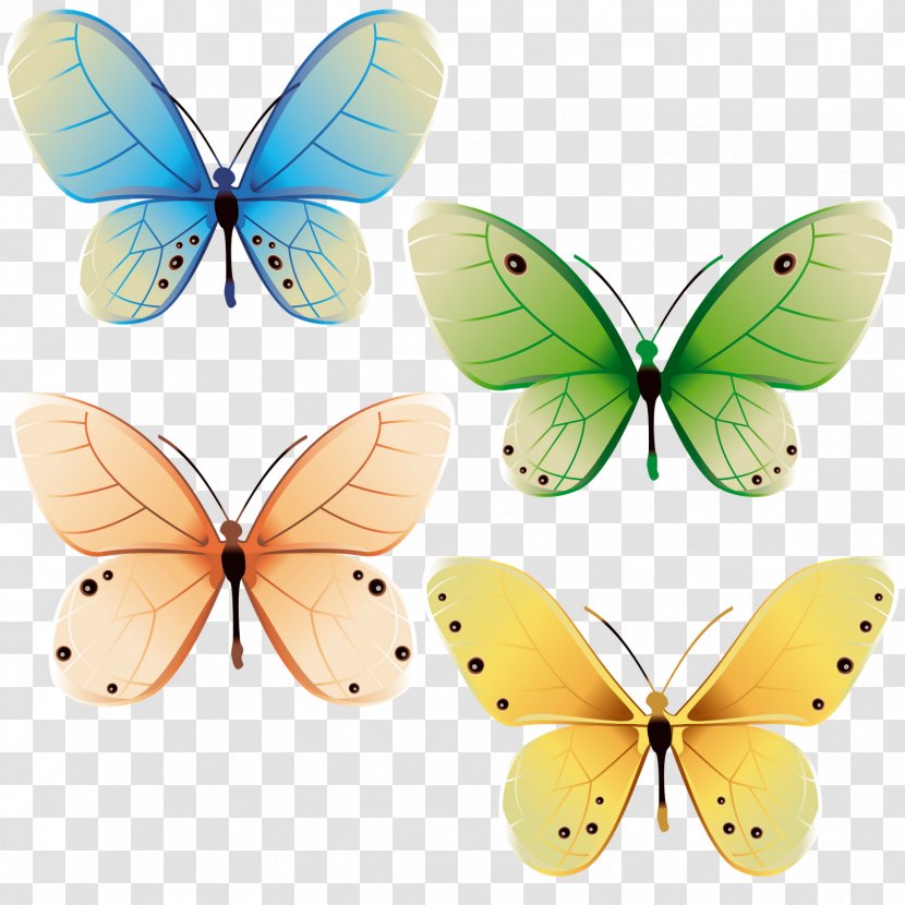 Butterfly Art Clip - Heart - Beautiful Transparent PNG