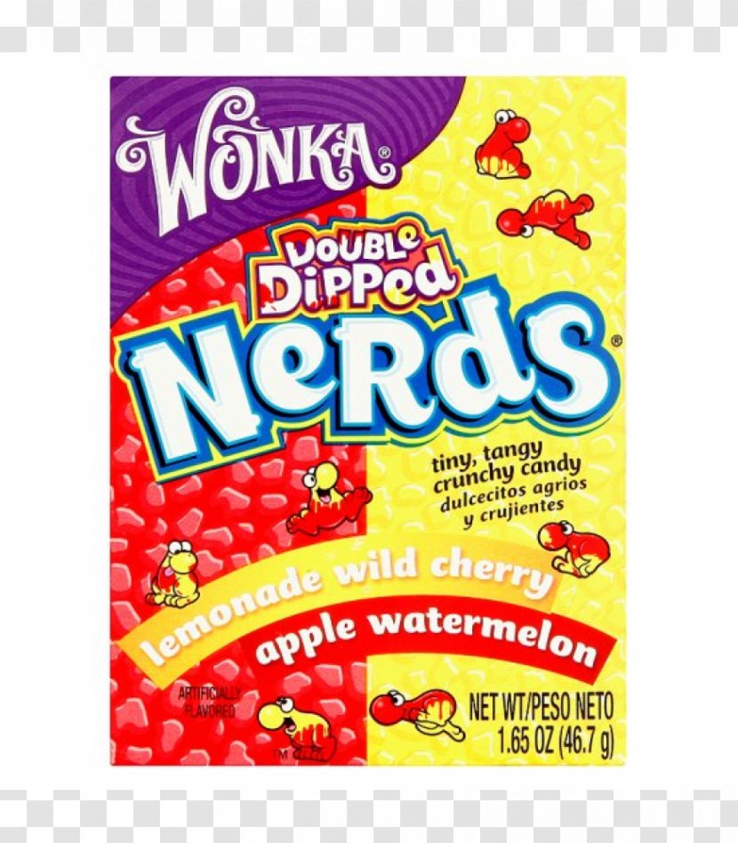 Lemonade Nerds The Willy Wonka Candy Company Fun Dip - Snack Transparent PNG