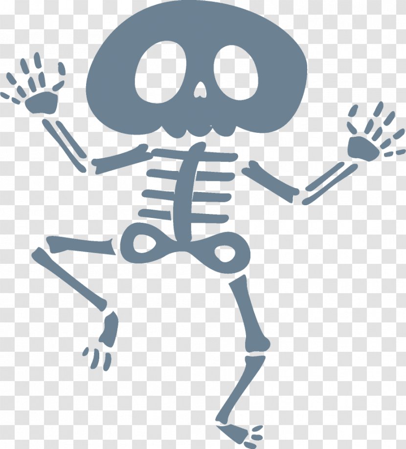 Skeleton Halloween Skeletons - Line Art Transparent PNG