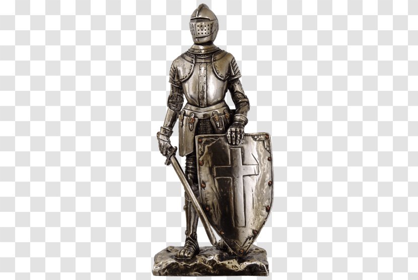 Crusades Middle Ages Figurine Knight Statue - Sculpture Transparent PNG