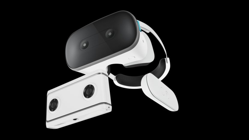 Google Daydream Lenovo Mirage Solo Virtual Reality Headset Camera - Moto Mods Transparent PNG