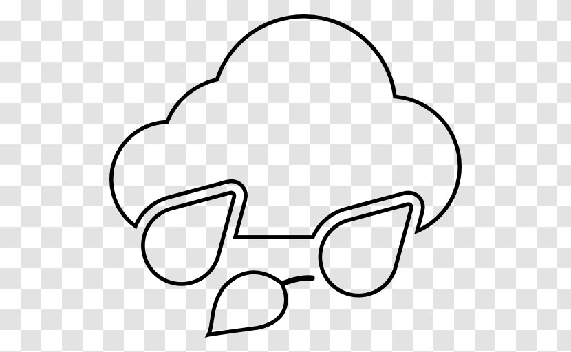 Cloud Rain Weather Clip Art - Heart Transparent PNG