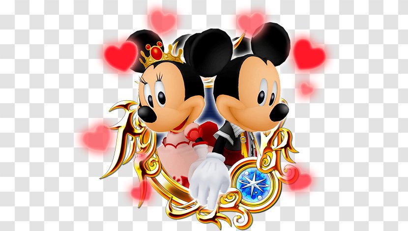 Kingdom Hearts χ Mickey Mouse Minnie Birth By Sleep 358/2 Days - Heart - Queen Transparent PNG