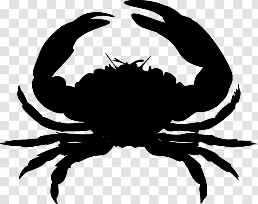 Crab Silhouette Clip Art - Drawing - Shrimp Vector Transparent PNG