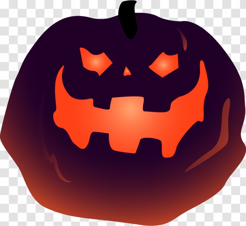 Jack-o-Lantern Halloween Carved Pumpkin - Jack O Lantern - Plant Transparent PNG
