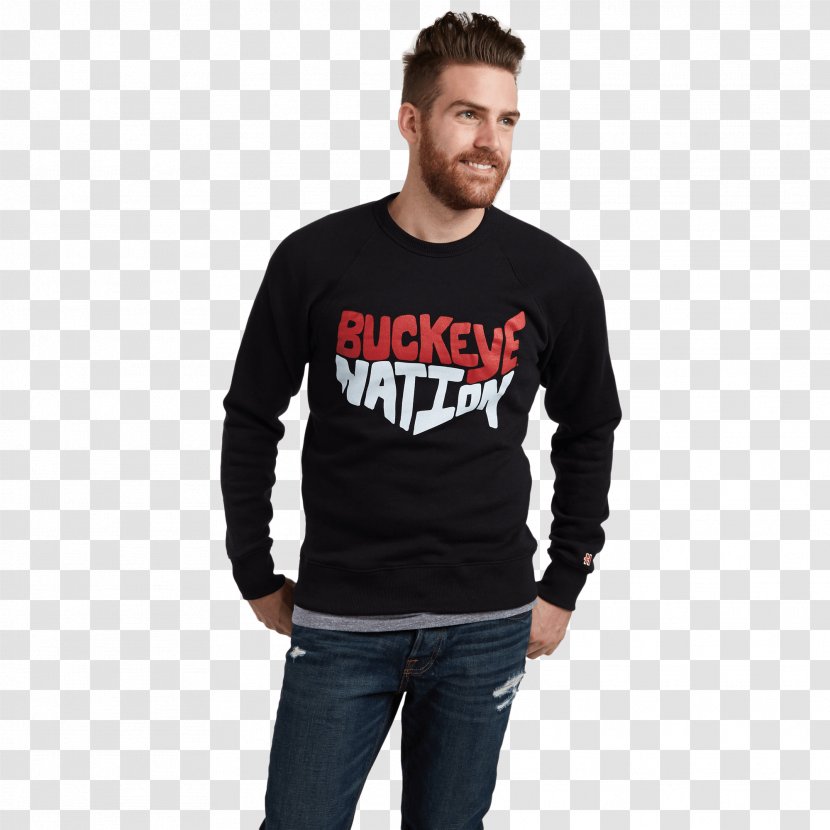 Long-sleeved T-shirt Bluza Sweater Crew Neck - Jersey Transparent PNG
