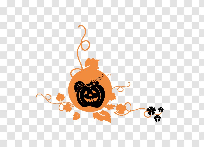 Text Clip Art - Business Cards - Halloween Pumpkin Holiday Decorations Vector Transparent PNG