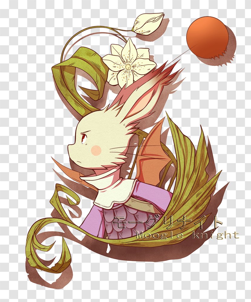 Final Fantasy Art Video Game Mog - Heart - Moogle Transparent PNG