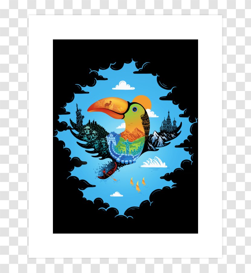 Macaw Canvas Print Beak - Parrot - Vertebrate Transparent PNG