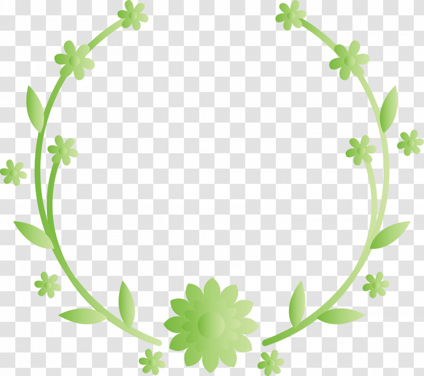 Green Plant Leaf Flower Transparent PNG