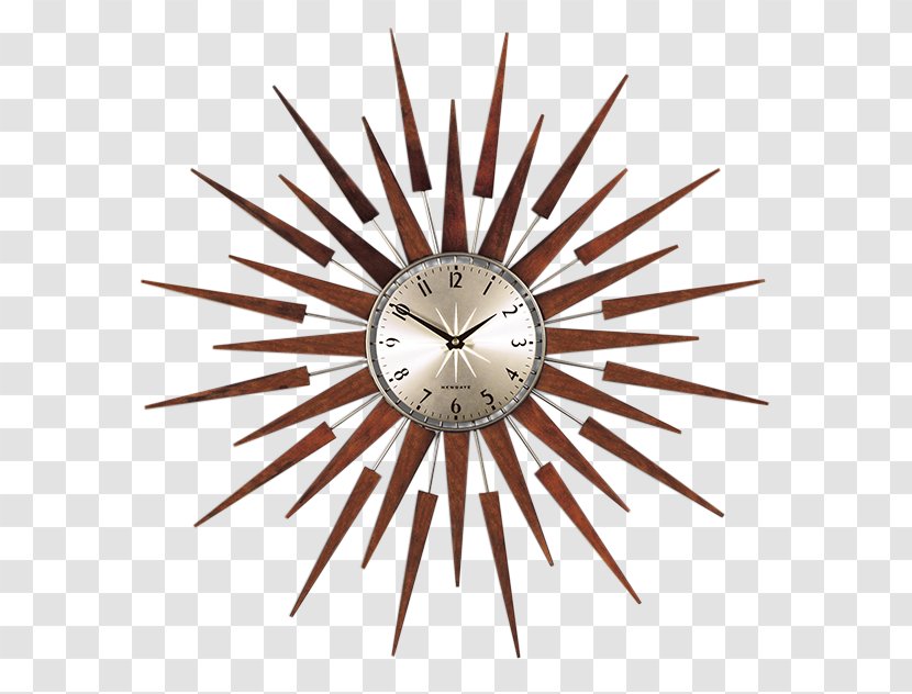Newgate Clocks Quartz Clock Mid-century Modern Danish Transparent PNG