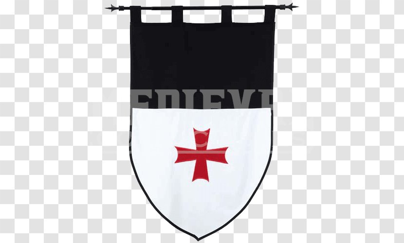 Middle Ages Knights Templar Banner Flag Transparent PNG