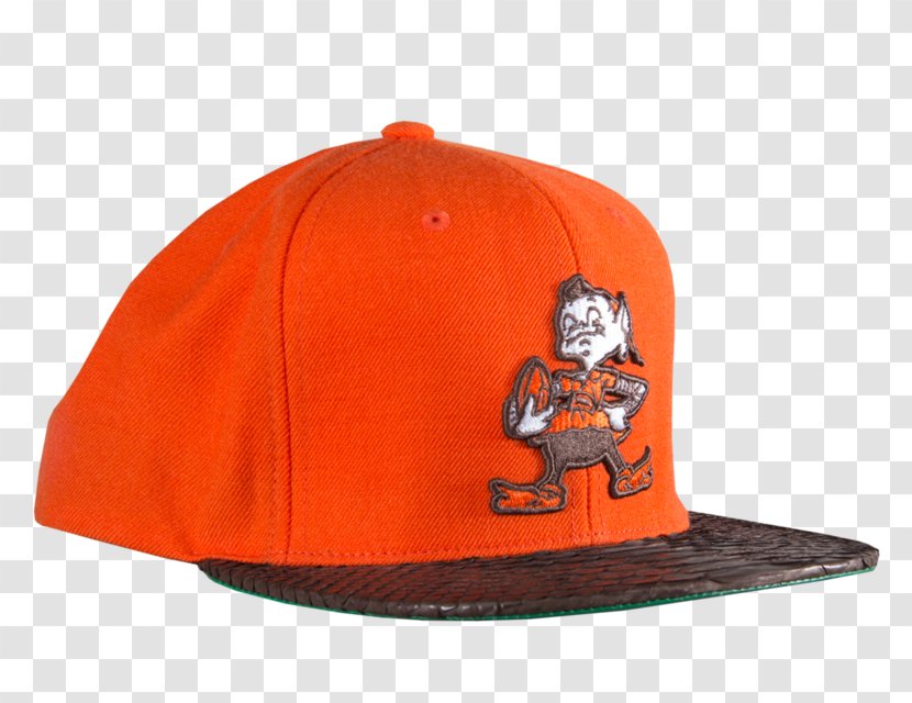Baseball Cap Cleveland Browns Orange Mitchell & Ness Nostalgia Co. Transparent PNG