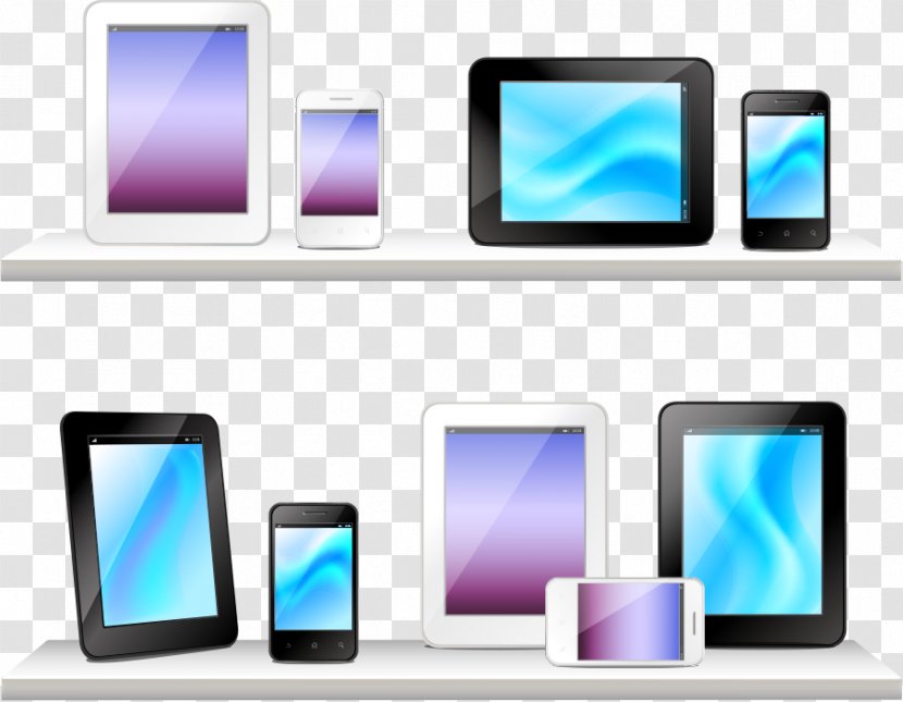 Smartphone Computer Monitor Flat Panel Display Mobile Phone Icon - And Vector Transparent PNG