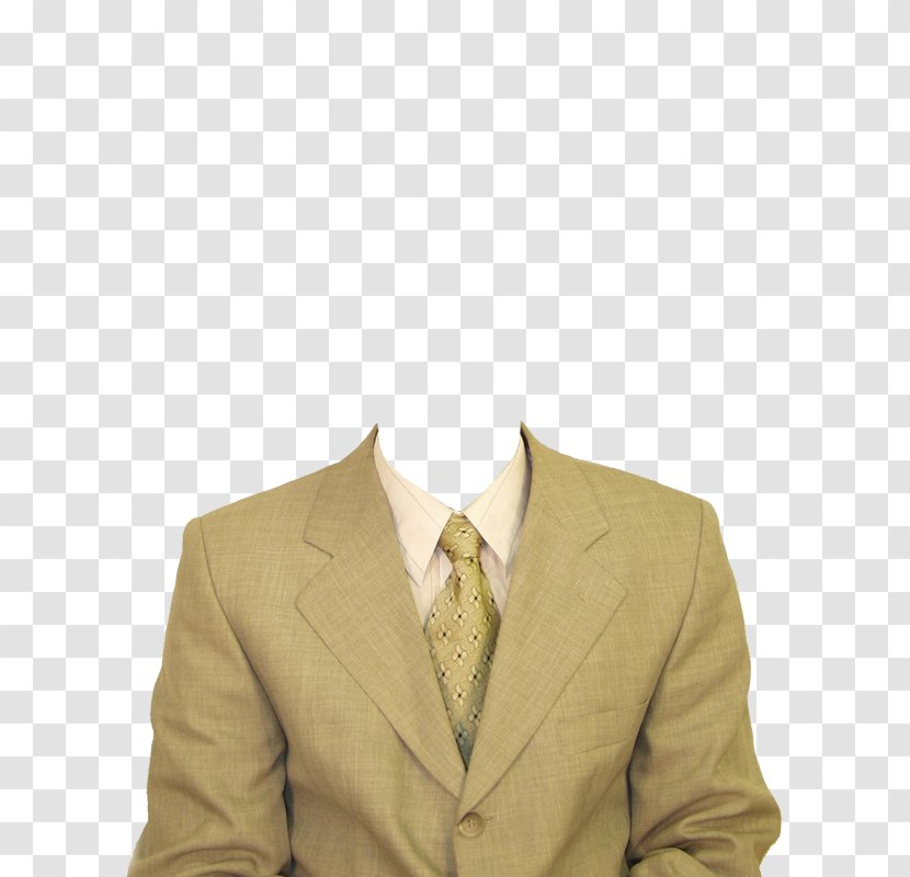 Suit T-shirt Clothing - Tshirt - Khaki Transparent PNG