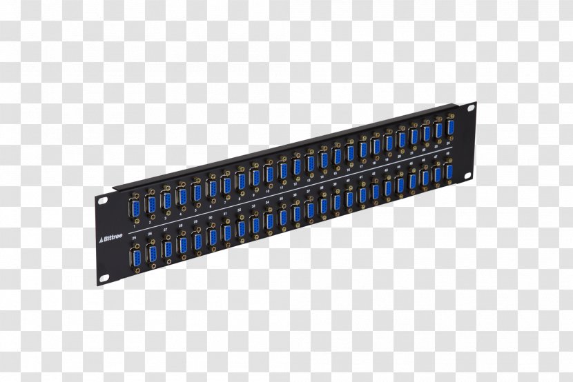 Cable Management Patch Panels RS-422 Rack Unit 8P8C - Electronic Device - BULKHEAD Transparent PNG