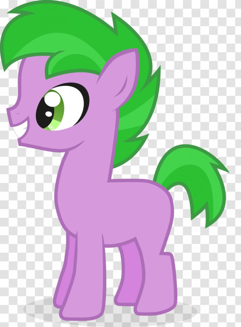 Spike Rarity Rainbow Dash Pony Colt - Silhouette Transparent PNG