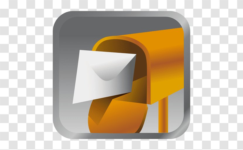Yellow - Orange - Black Message Box Transparent PNG