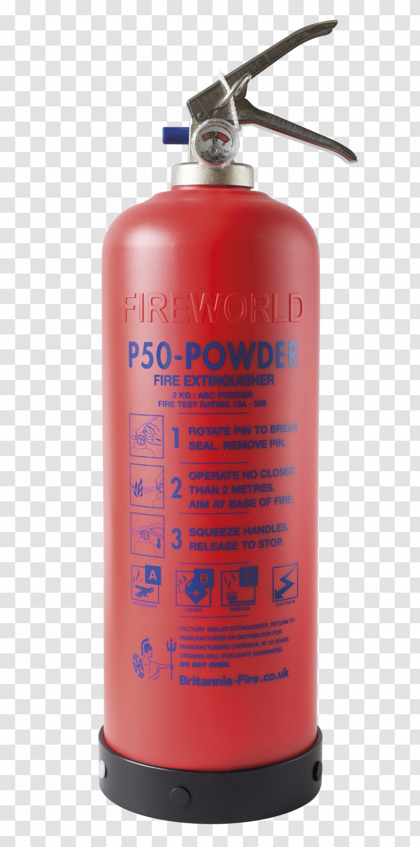 Fire Extinguishers ABC Dry Chemical Powder Flammable Liquid - Fireresistance Rating Transparent PNG