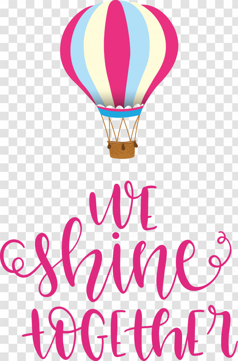 We Shine Together Transparent PNG