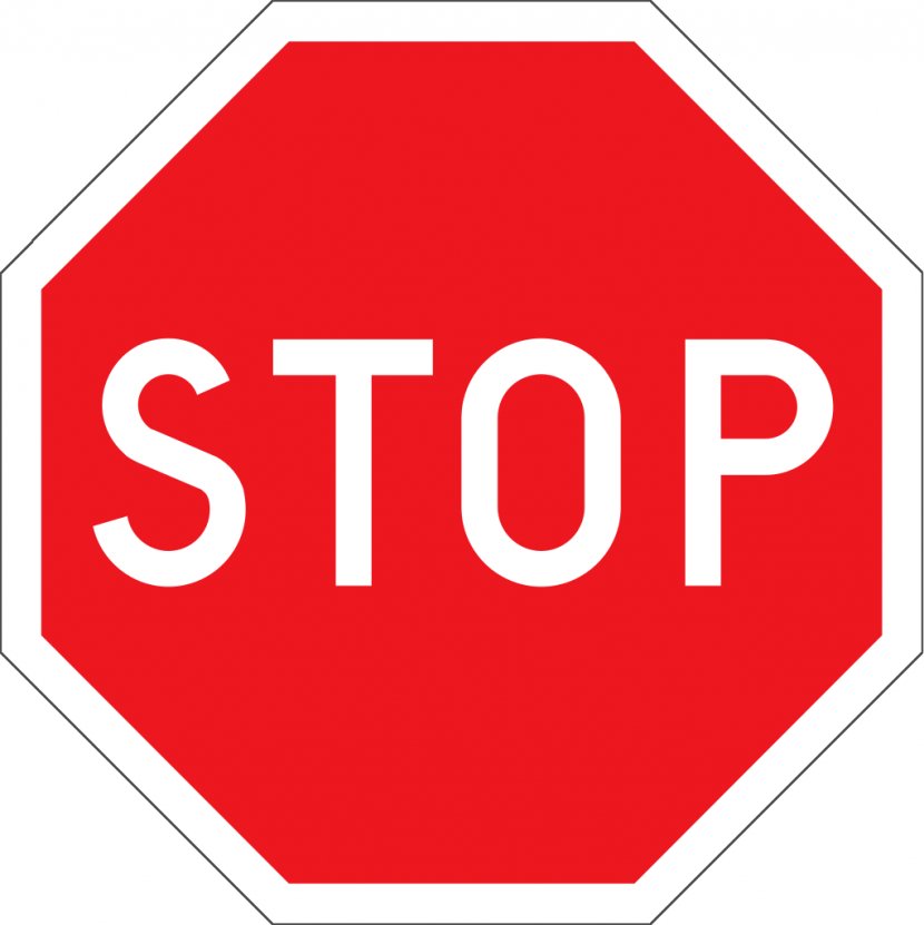 Traffic Sign Stop Road - Safety - Art Transparent PNG