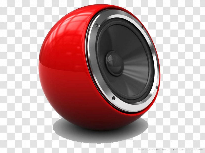 Loudspeaker Stock Photography Sound Illustration - Red - Speaker Transparent PNG
