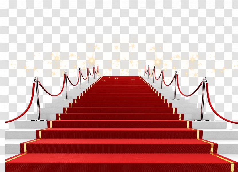 Stairs Red Carpet Transparent PNG