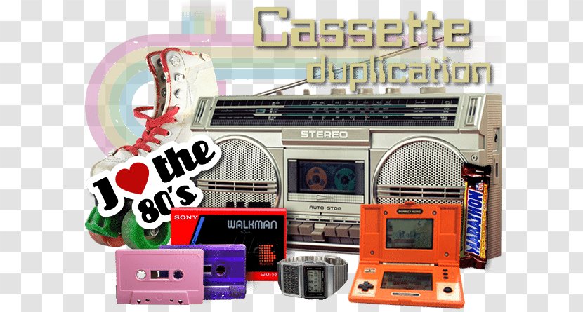 Radio Compact Cassette Deck Sound Recording And Reproduction Walkman - Ghetto Blaster Transparent PNG