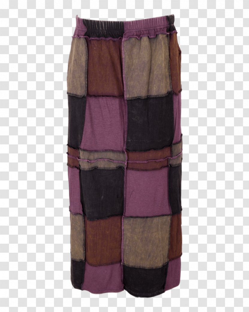 Purple Violet Skirt - Patchwork Transparent PNG