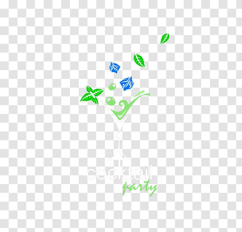 Logo Brand Green Font - Cocktail Transparent PNG