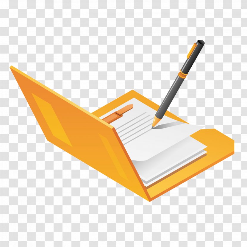 Directory Icon - Orange - Folder Transparent PNG