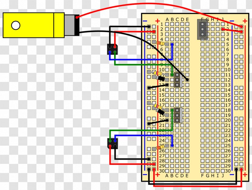 Microcontroller Breadboard Electronics Electrical Network Electronic Circuit - Diagram - Robot Transparent PNG