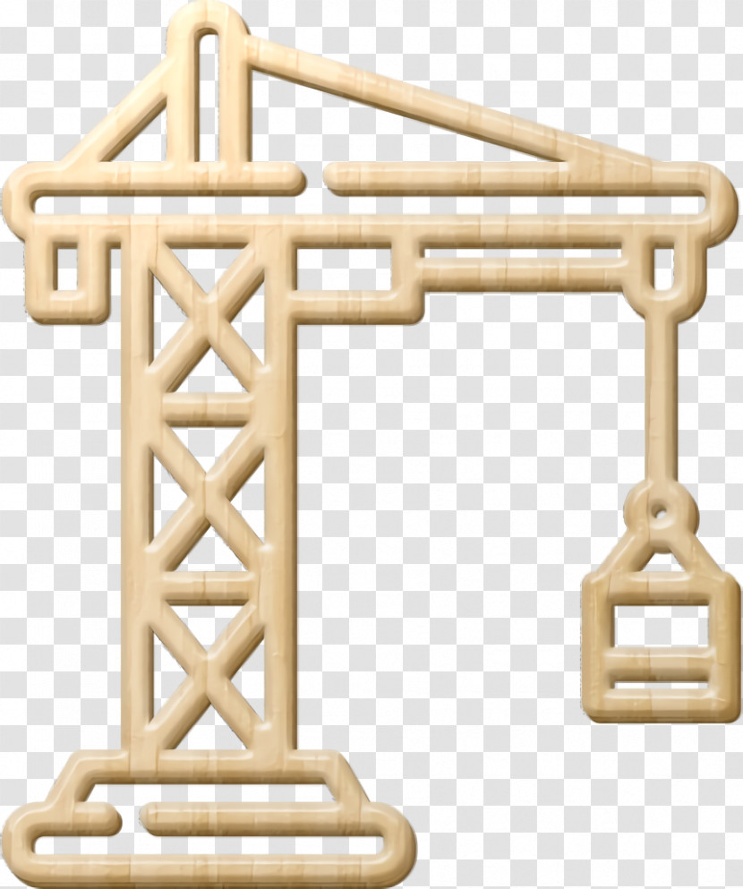 Crane Icon Industrial Process Icon Transparent PNG
