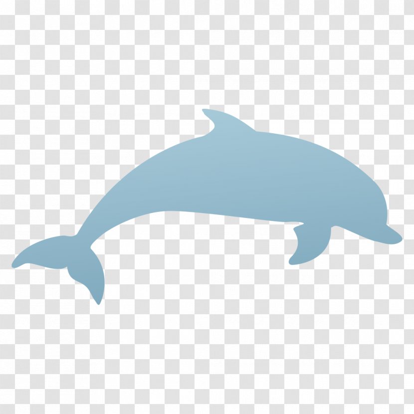 Common Bottlenose Dolphin Clip Art Vector Graphics Image - Marine Mammal - Silhouette Transparent PNG
