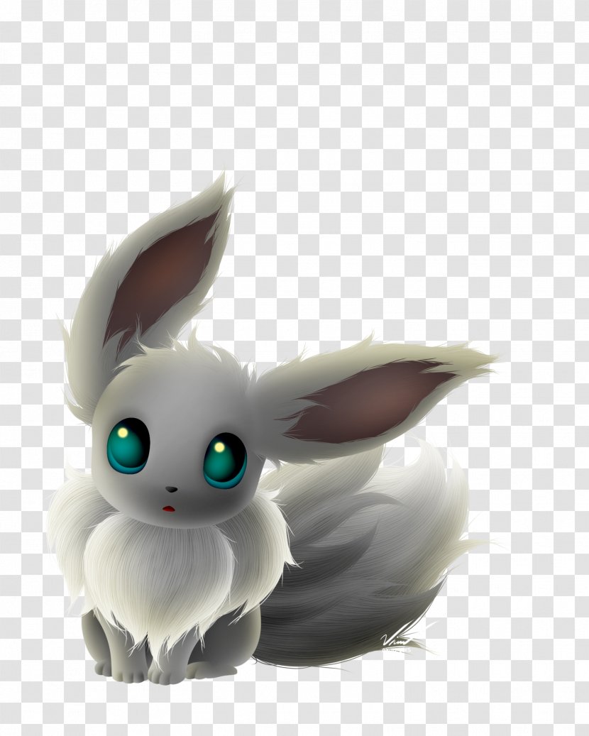 Eevee Pokémon Battle Revolution Umbreon Espeon - Domestic Rabbit - Drawing Transparent PNG