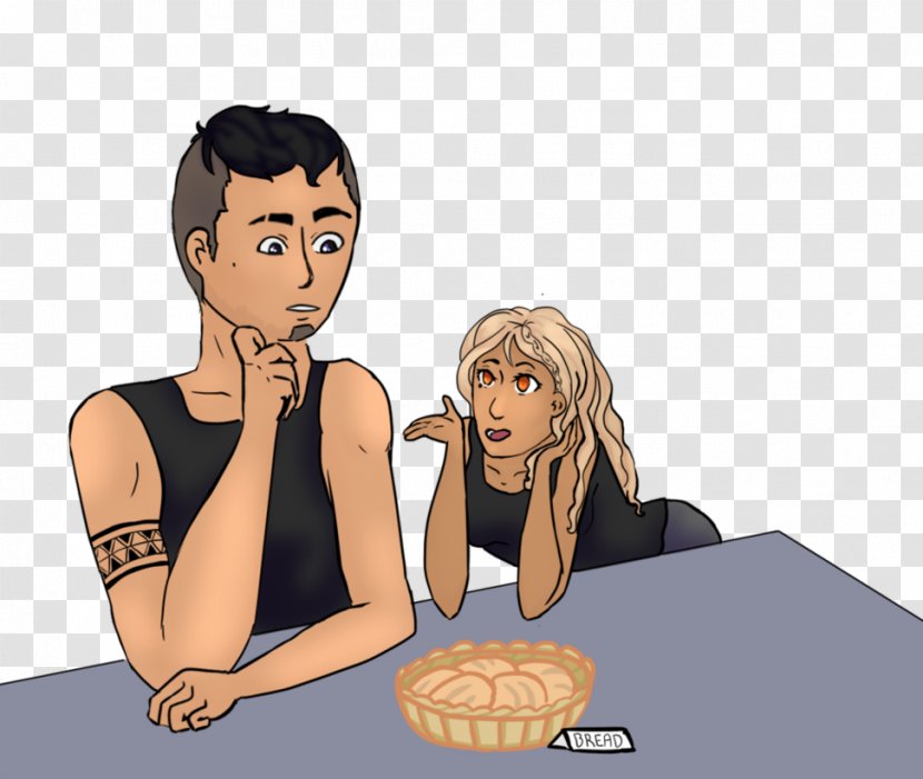 Human Behavior Homo Sapiens Thumb Friendship - Cartoon - Sweet Bread Transparent PNG