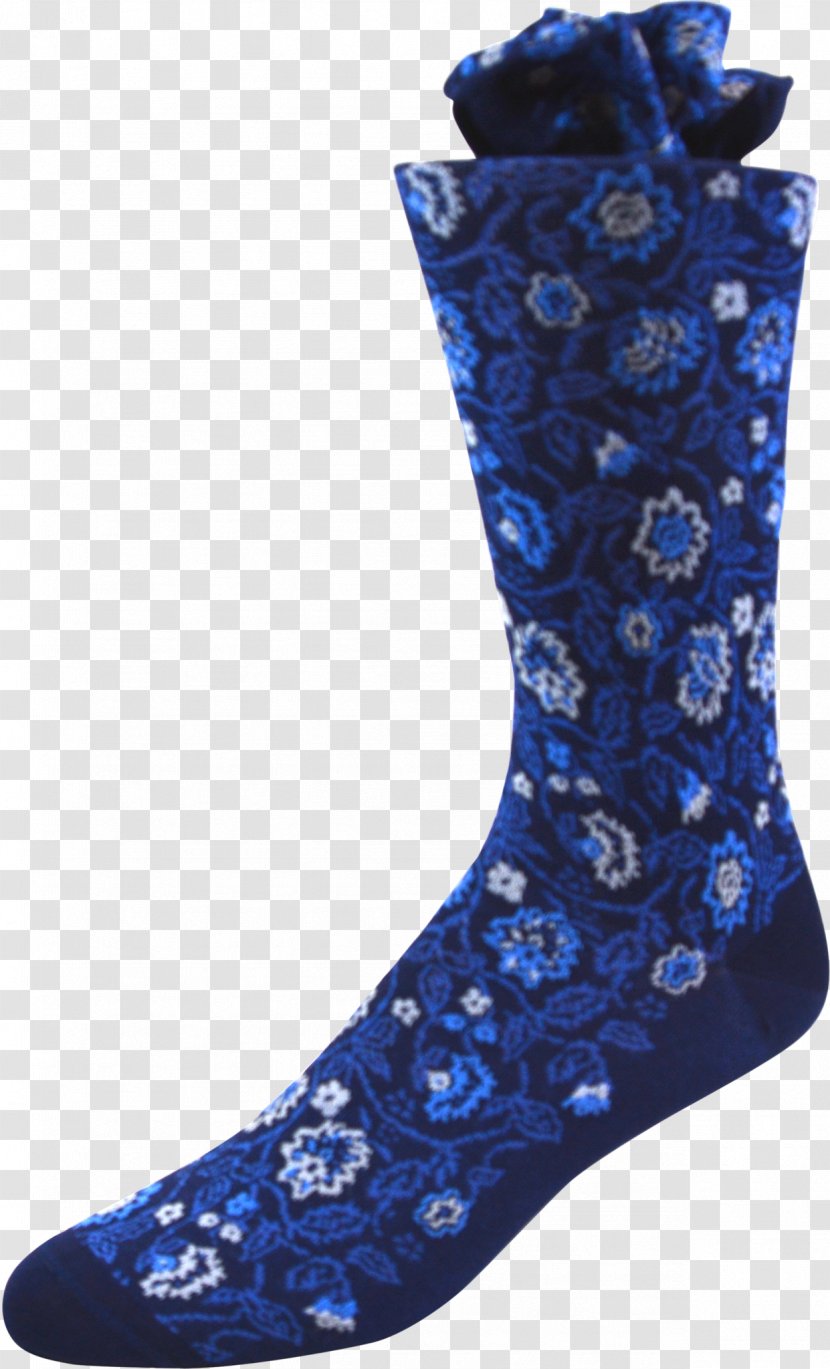Sock Shoe Size Footwear Boot - Cobalt Blue - Socks Transparent PNG