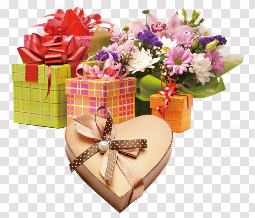 Gift Flower Bouquet Valentines Day Birthday - Royaltyfree - Delivery Transparent PNG