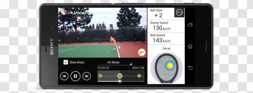 Racket Smartwatch Sensor Sony Tennis - Display Device Transparent PNG