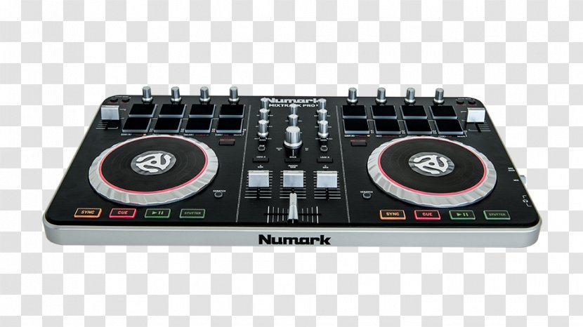 DJ Controller Audio Disc Jockey Numark Mixtrack Pro II 3 - Silhouette - Serato Research Transparent PNG