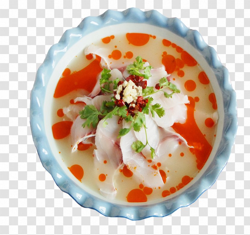 Fish Slice Vegetarian Cuisine Asian Soup - Garnish - Boiled Transparent PNG