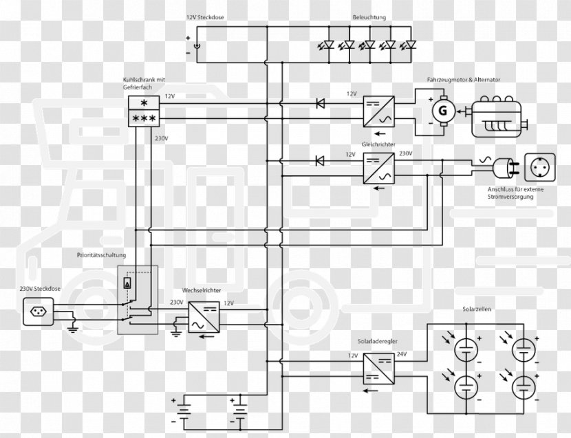 Floor Plan Car Engineering Technical Drawing - Structure Transparent PNG