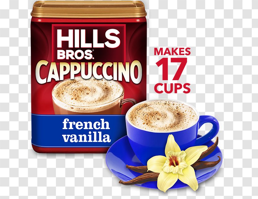 Cappuccino Instant Coffee Drink Mix Cafe Transparent PNG