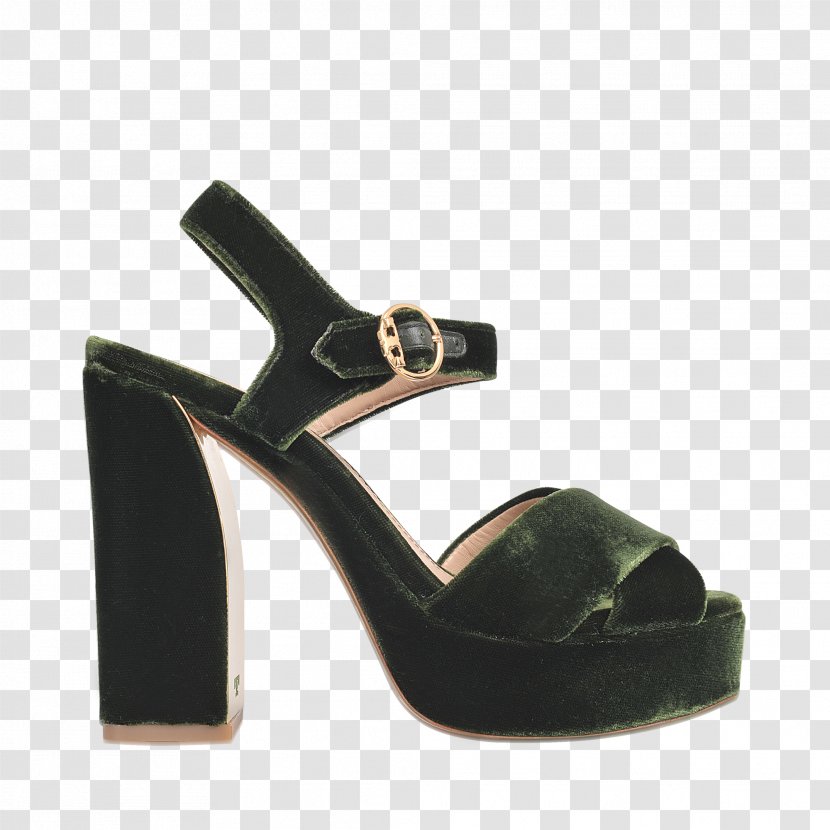 Sandal Shoe Buckle Tory Burch Velvet - Designer Transparent PNG