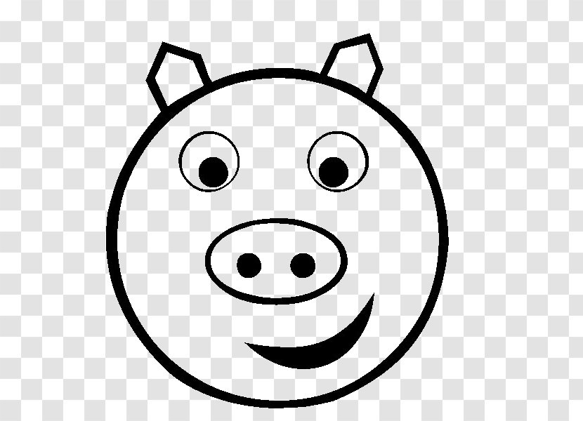 Smiley Pig Clip Art - Facial Expression Transparent PNG