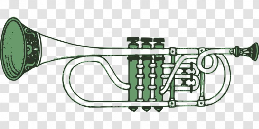 Trumpeter Cartoon Clip Art - Tree - Trumpet Transparent PNG