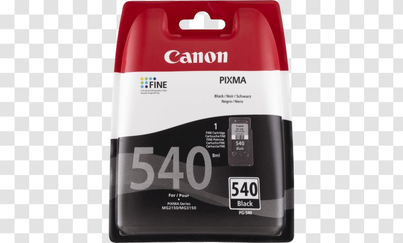 Ink Cartridge Canon Printing Printer - Toner Transparent PNG