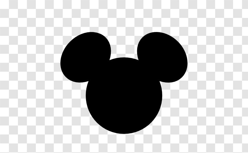 Mickey Mouse Minnie Logo The Walt Disney Company Clip Art - Black - Animation Transparent PNG