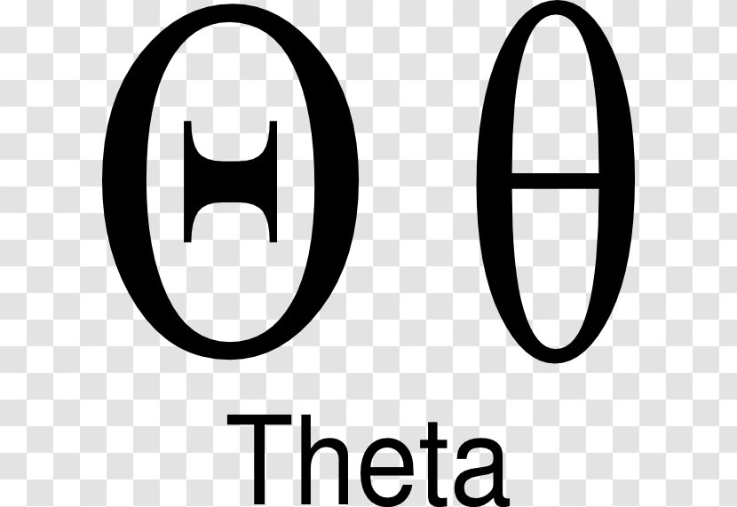 Theta Delta Symbol Clip Art Transparent PNG