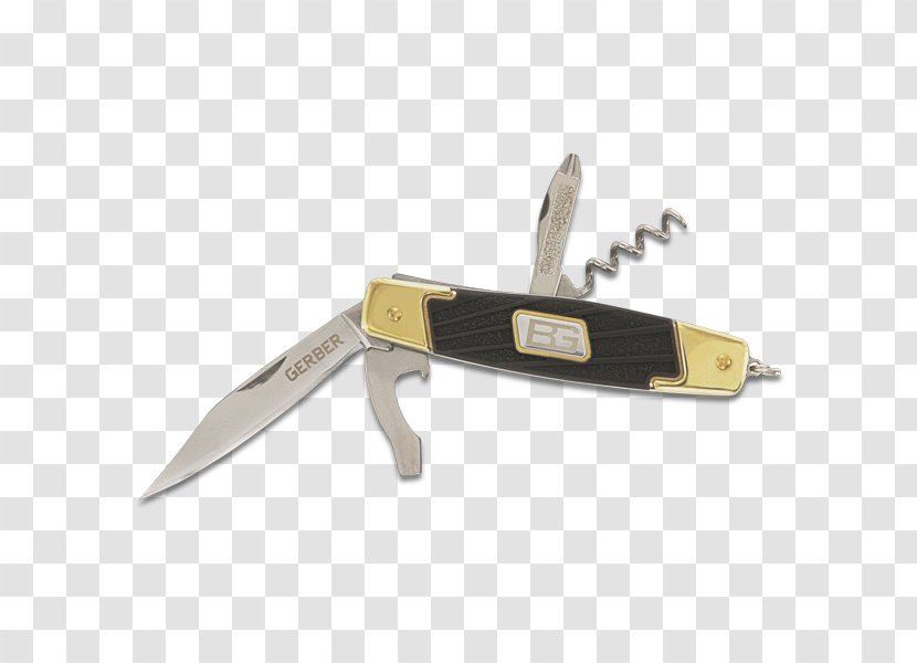 Pocketknife Gerber Gear Blade Drop Point - Penknife - Knife Transparent PNG